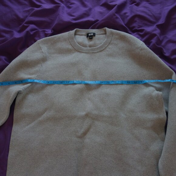 Uniqlo 65% Cotton/35% Polyester Made in Vietnam Size L/G Grey Sweatshirt - Picture 4 of 10
